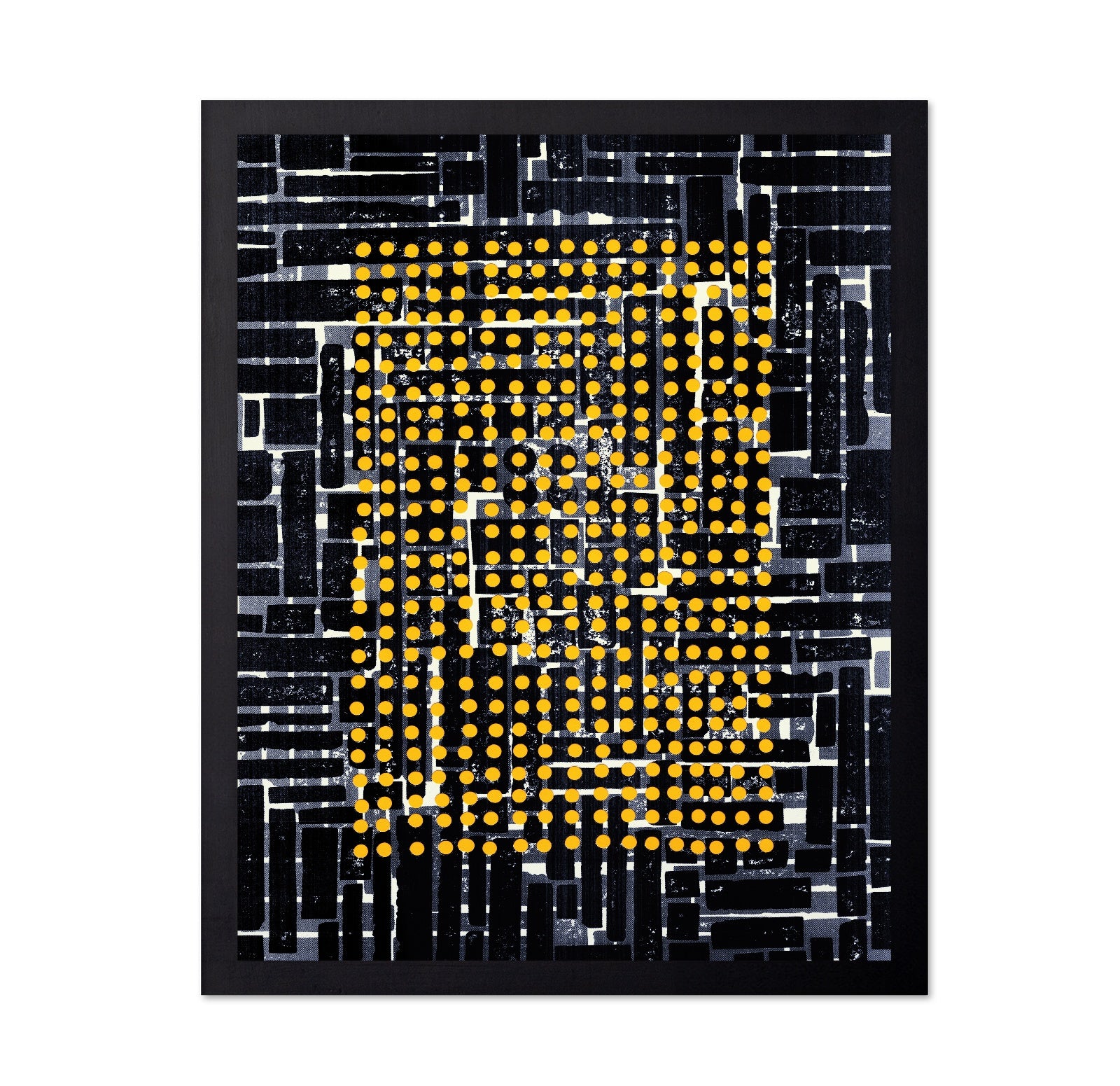 Yellow Dot Grid