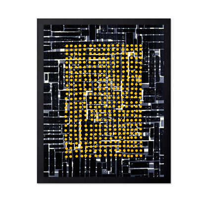Yellow Dot Grid