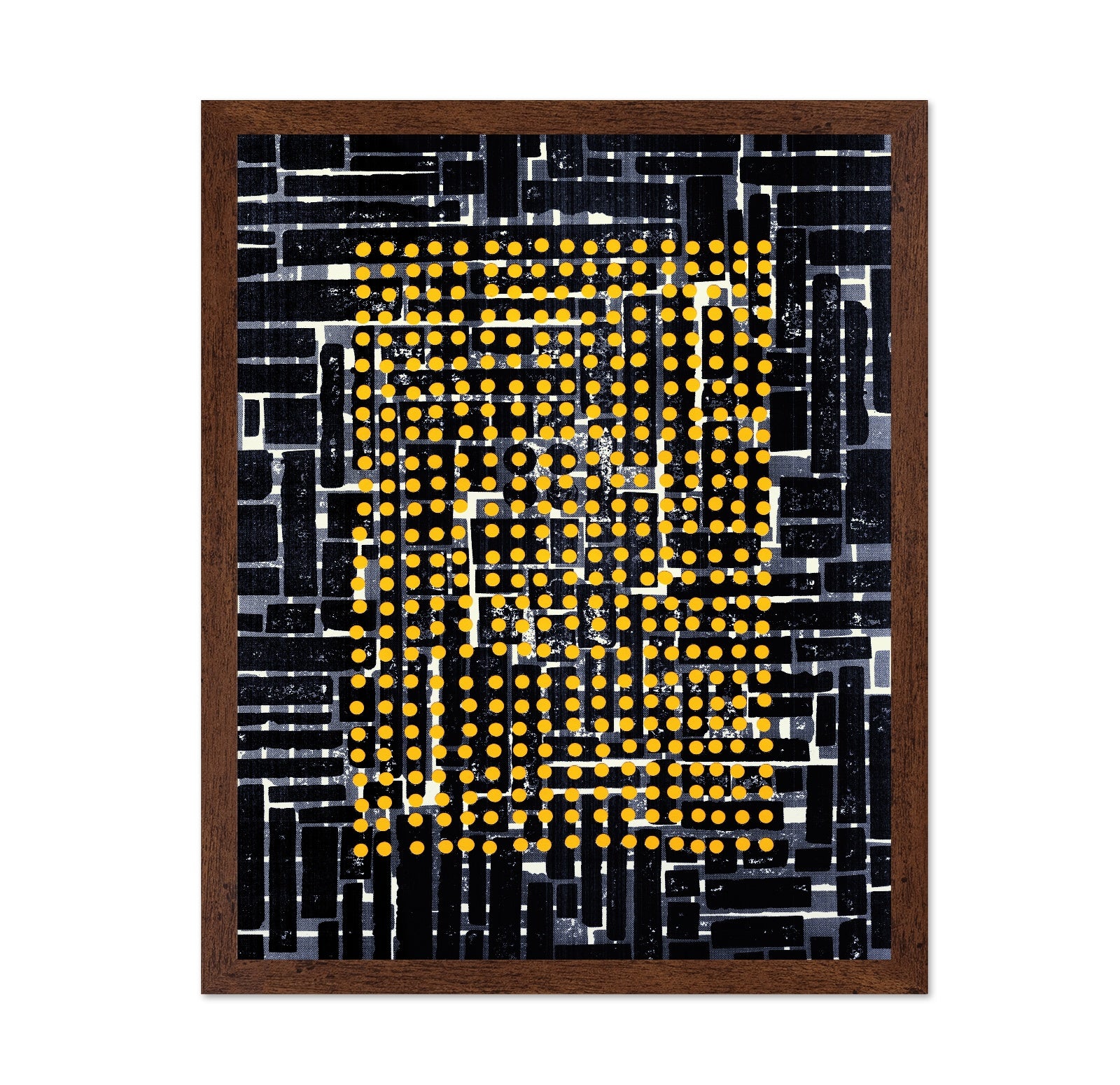 Yellow Dot Grid
