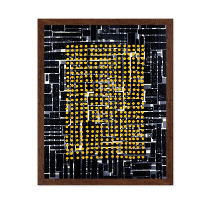 Yellow Dot Grid