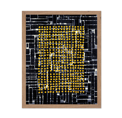 Yellow Dot Grid