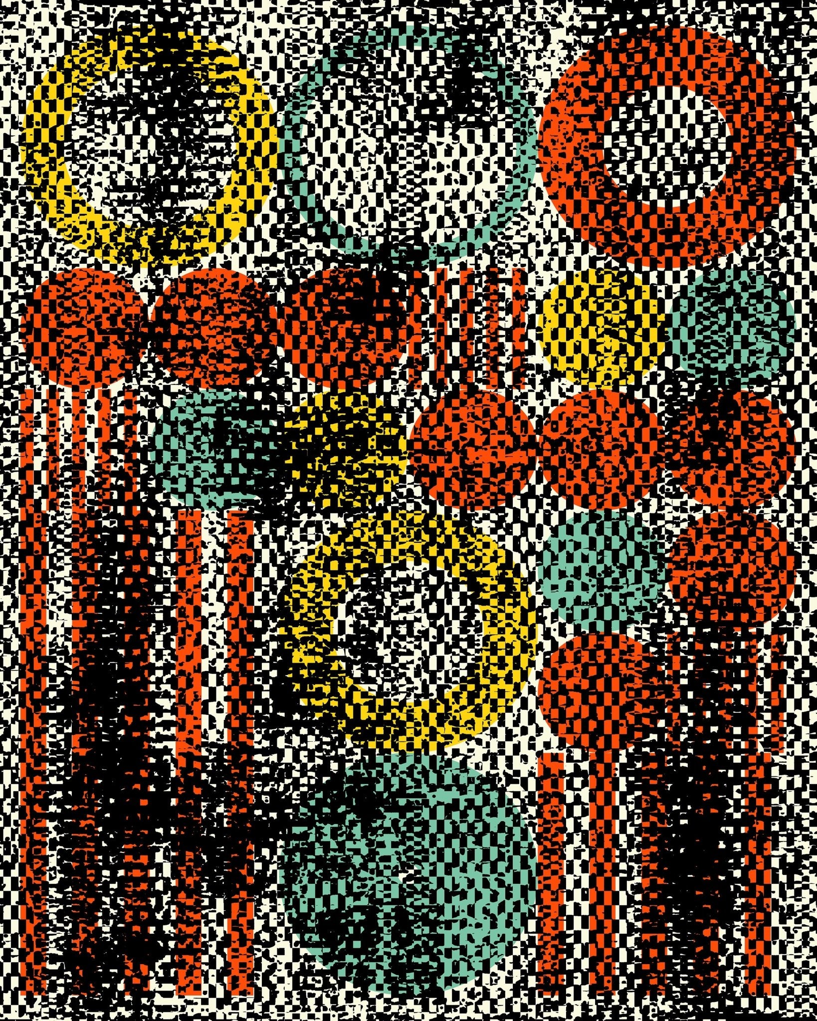 Vibrant Dot Chaos