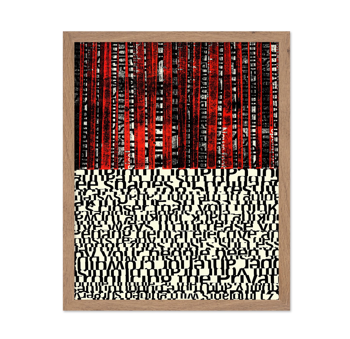 Fragmented Text Layers