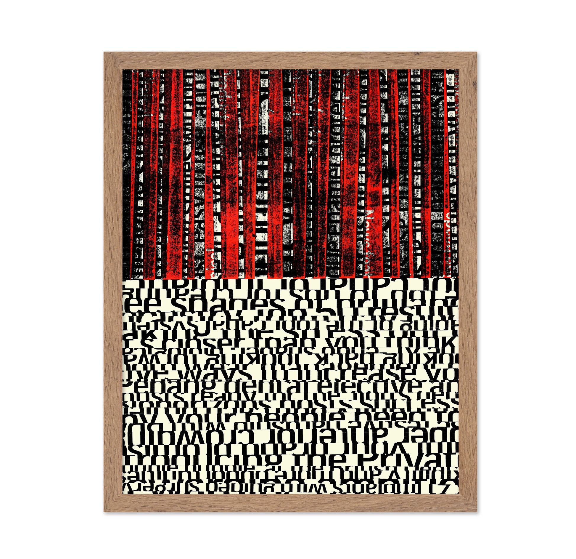Fragmented Text Layers