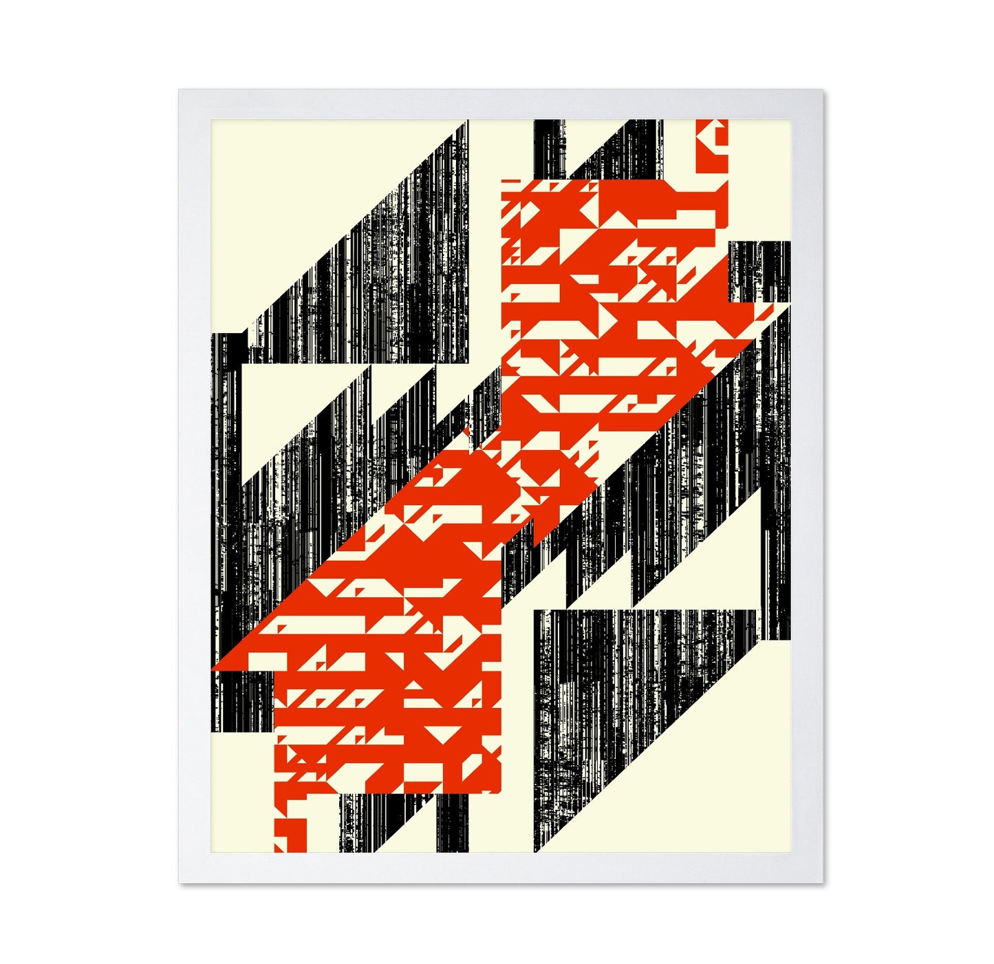 Red Geometric Slas