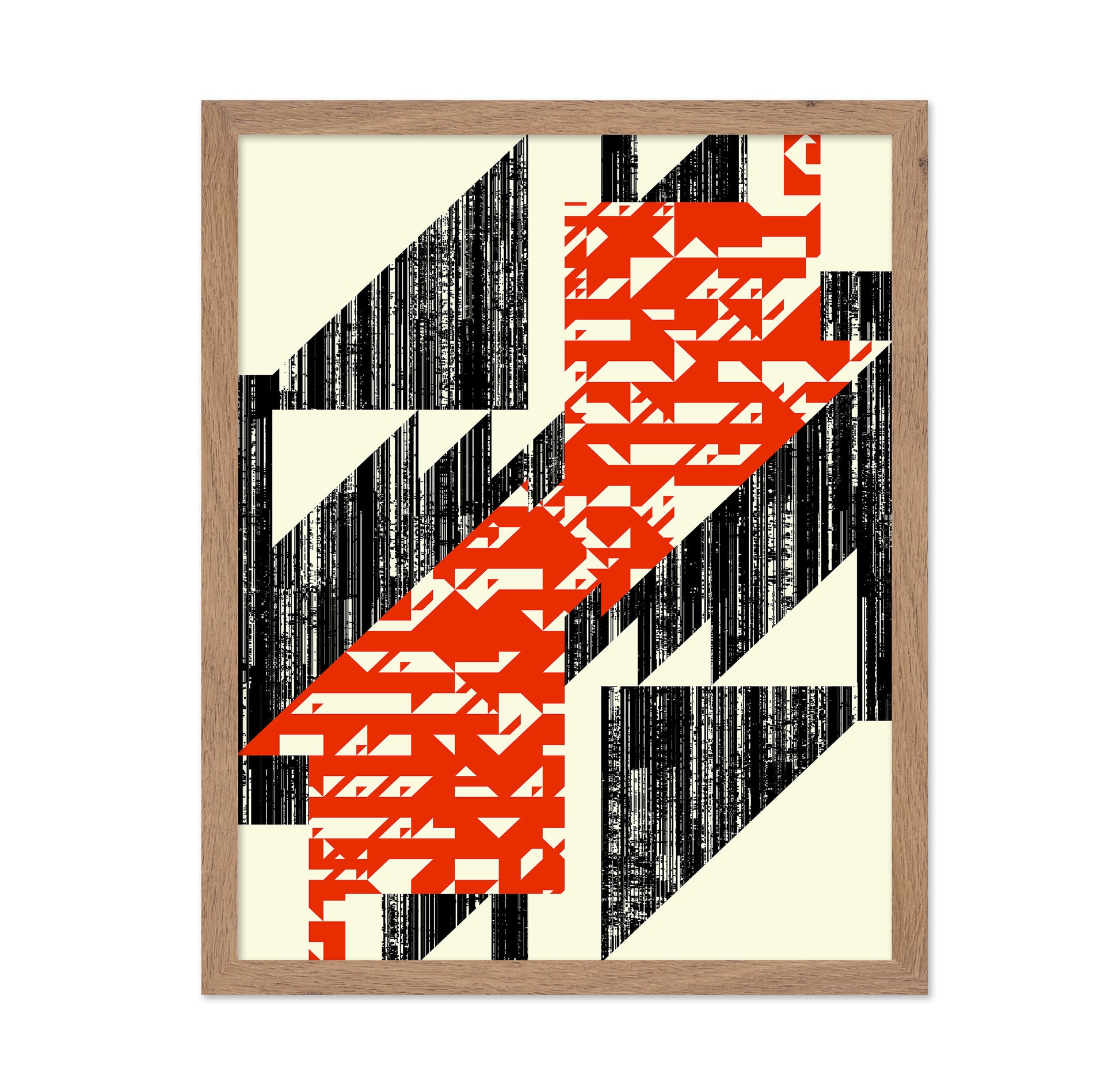 Red Geometric Slas