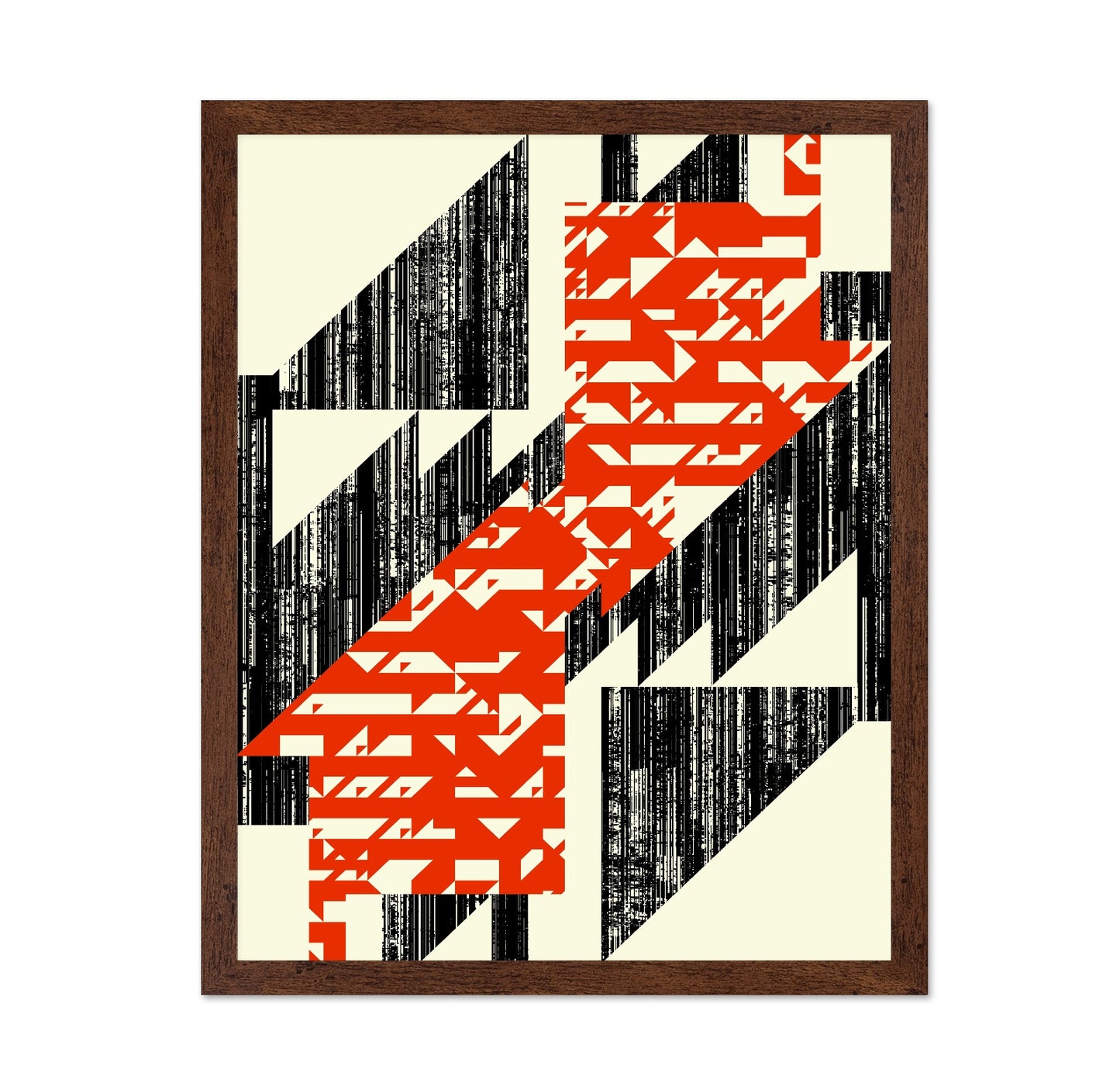 Red Geometric Slas