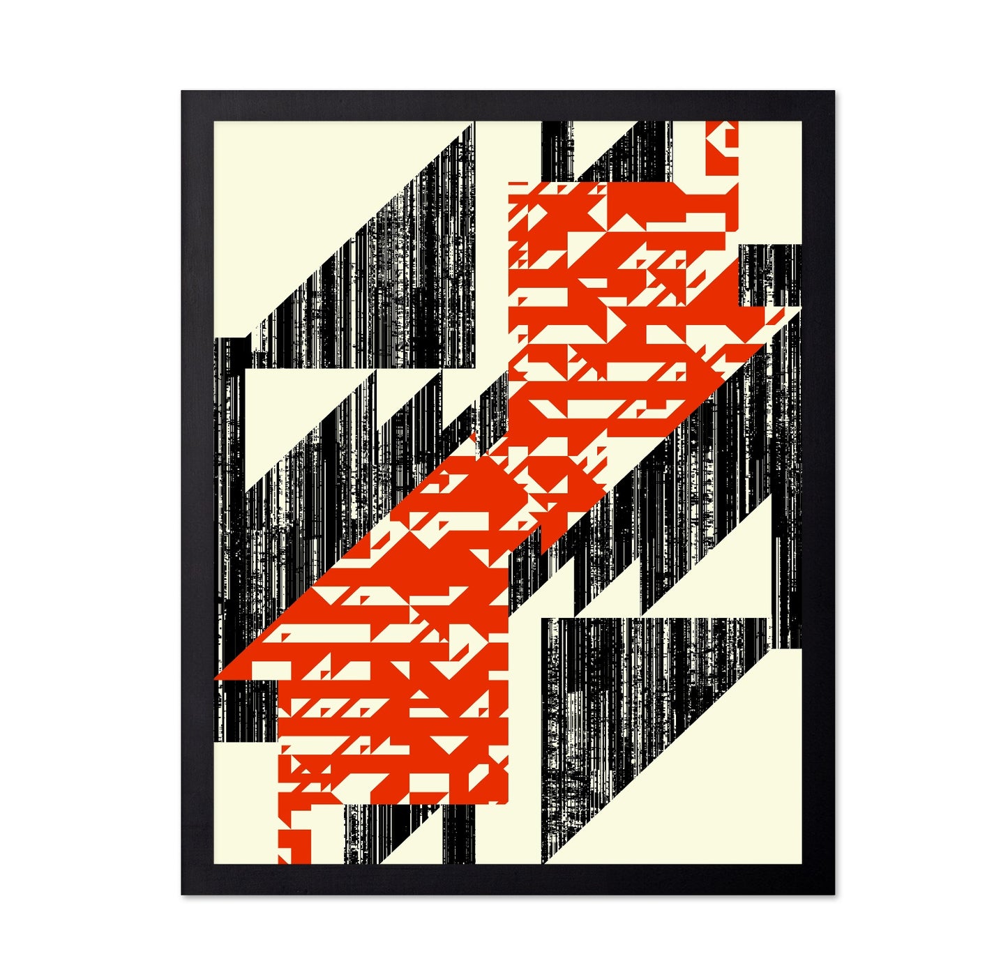 Red Geometric Slas