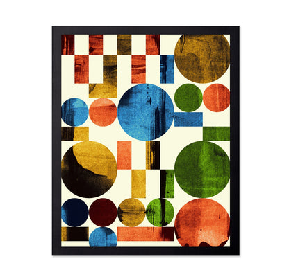 Color Block Circles No1