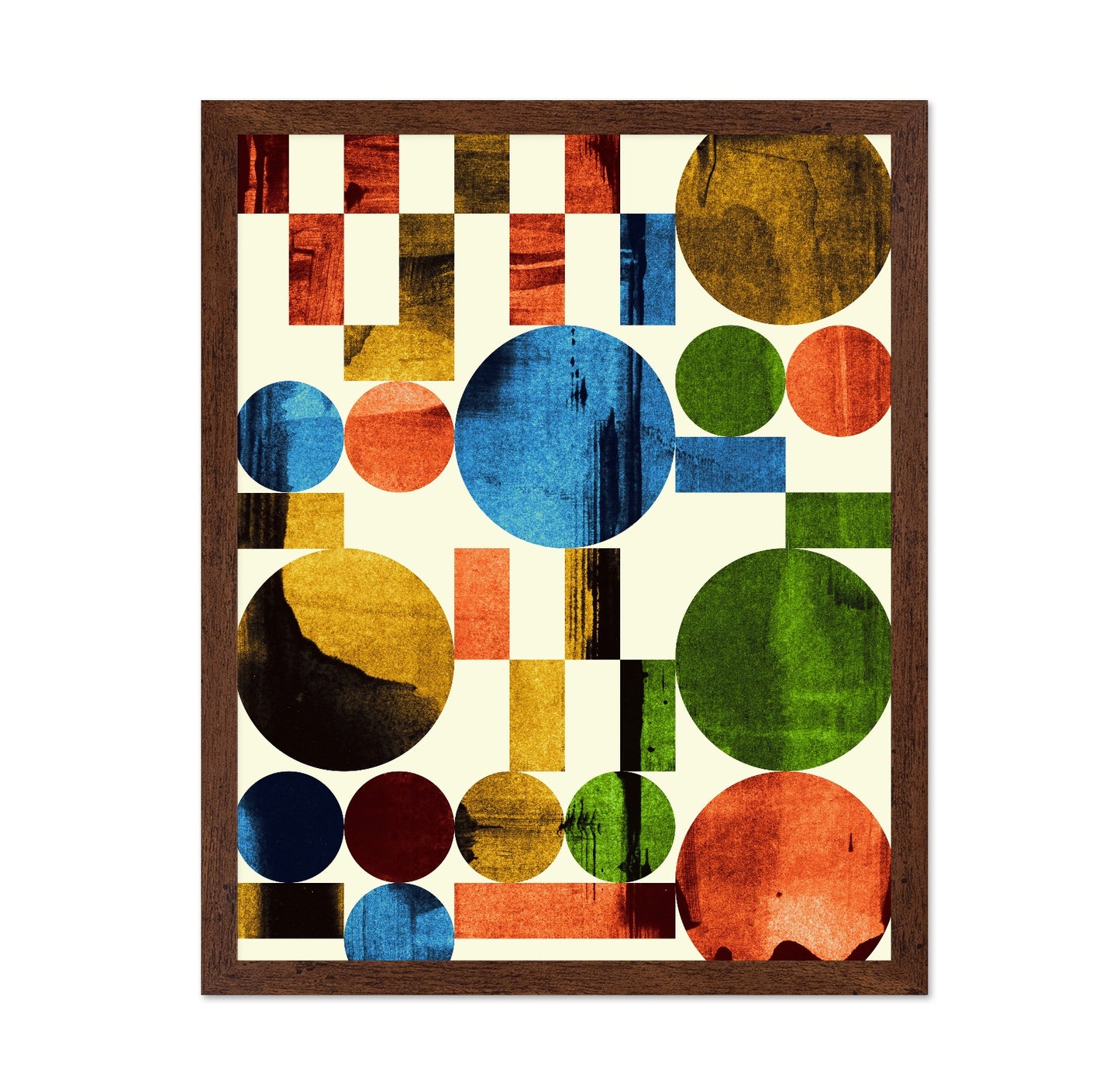 Color Block Circles No1