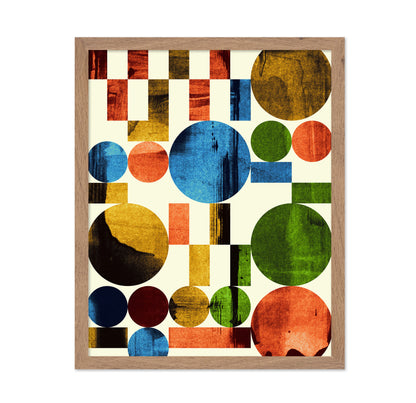 Color Block Circles No1