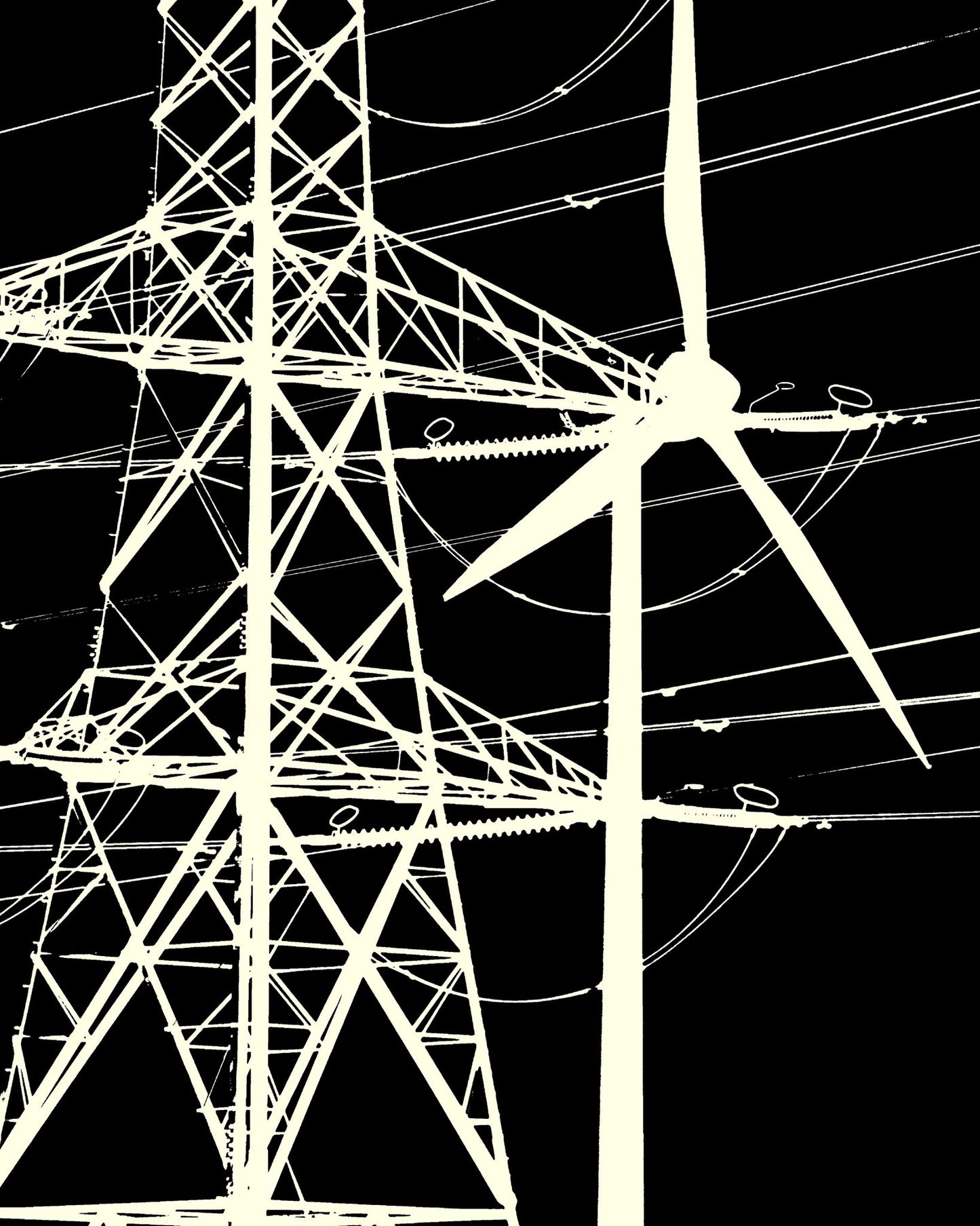 Power Grid Silhouette