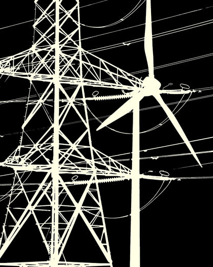 Power Grid Silhouette