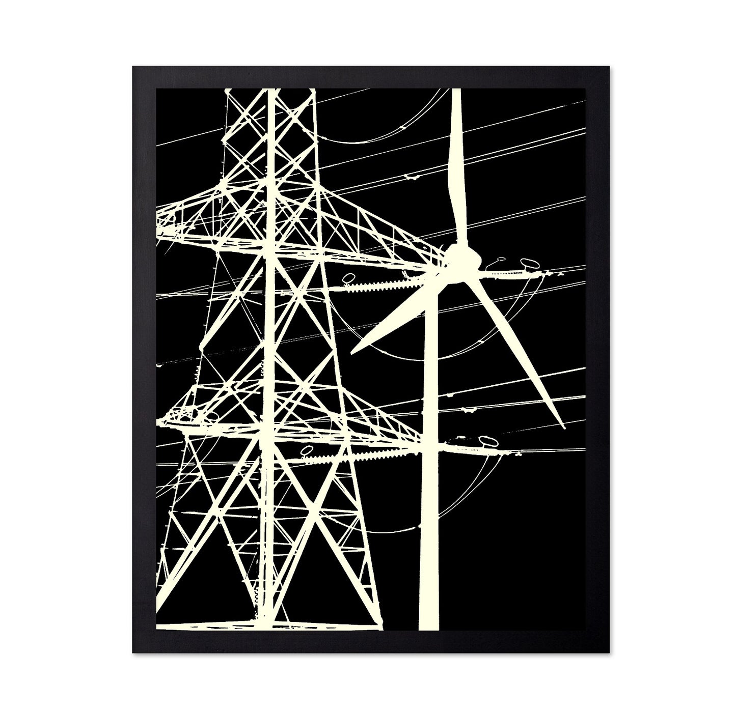 Power Grid Silhouette