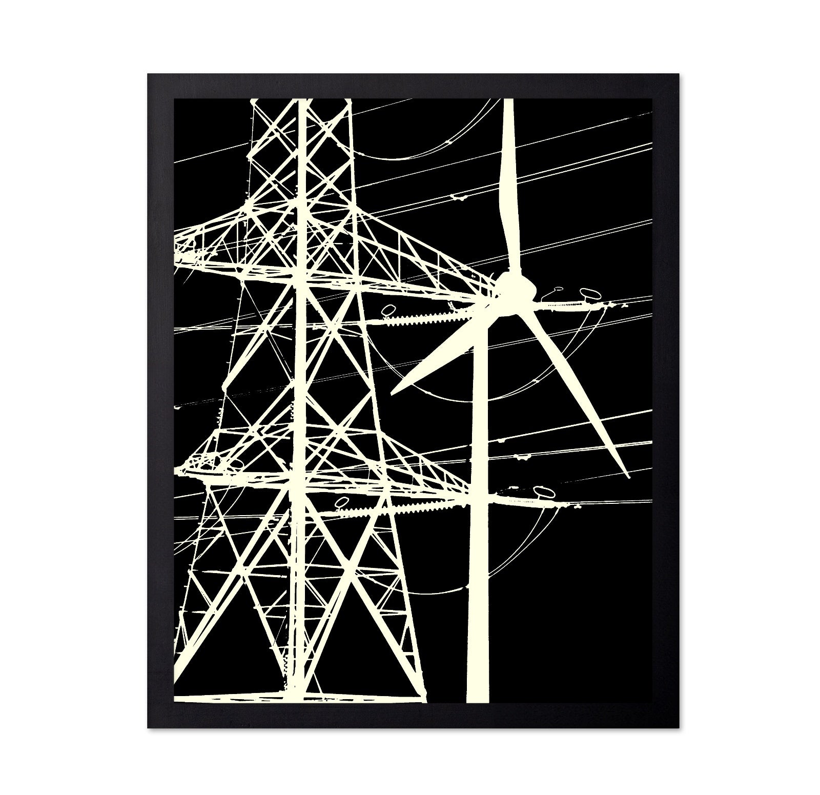 Power Grid Silhouette