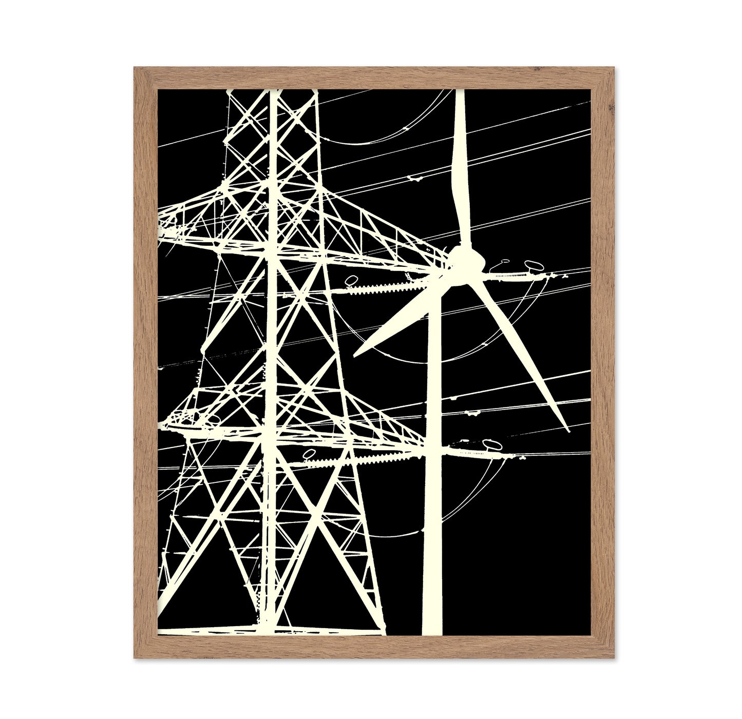 Power Grid Silhouette