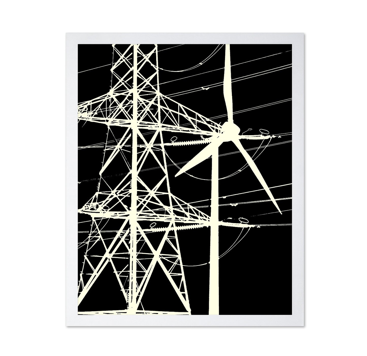 Power Grid Silhouette