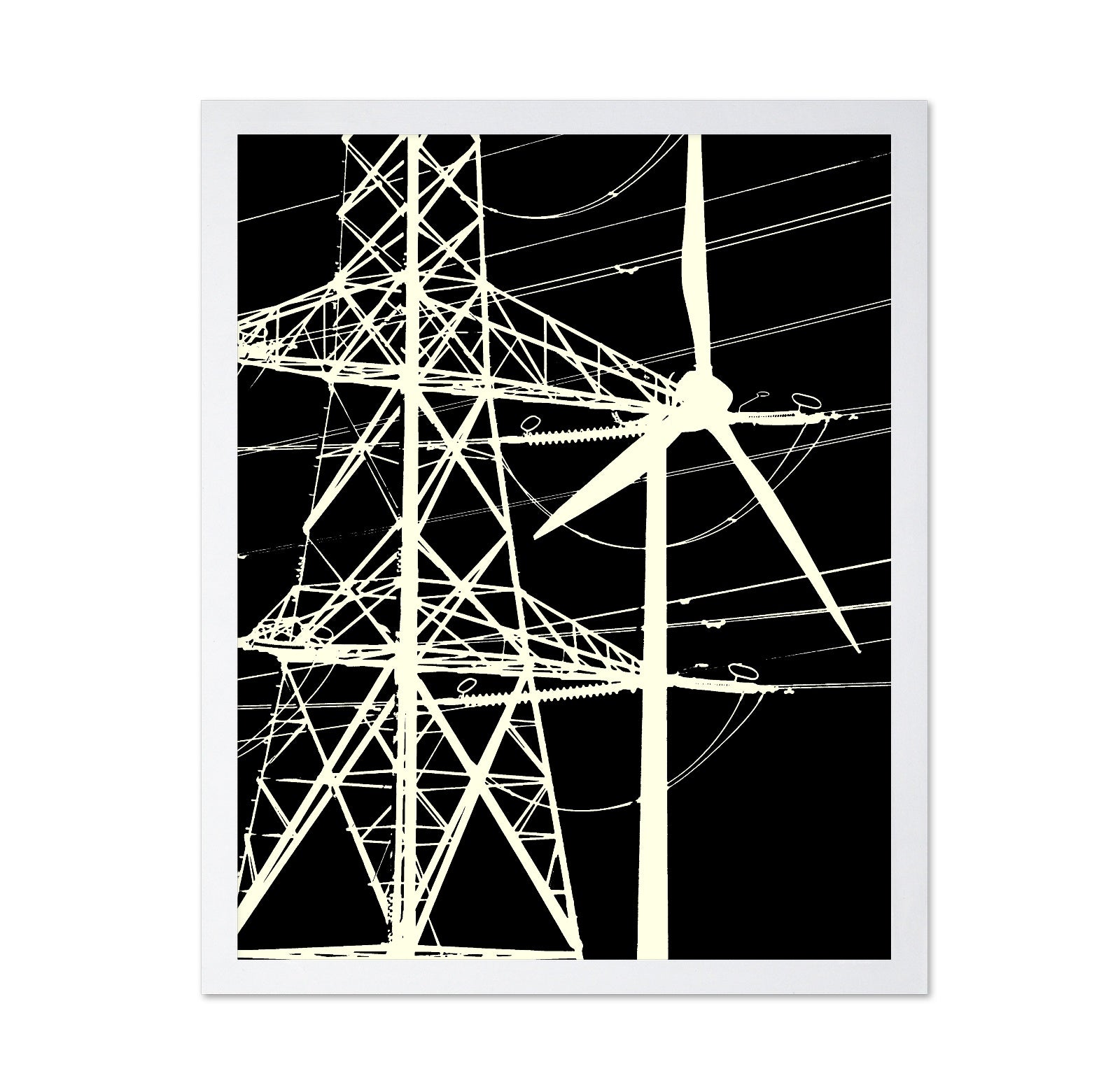 Power Grid Silhouette