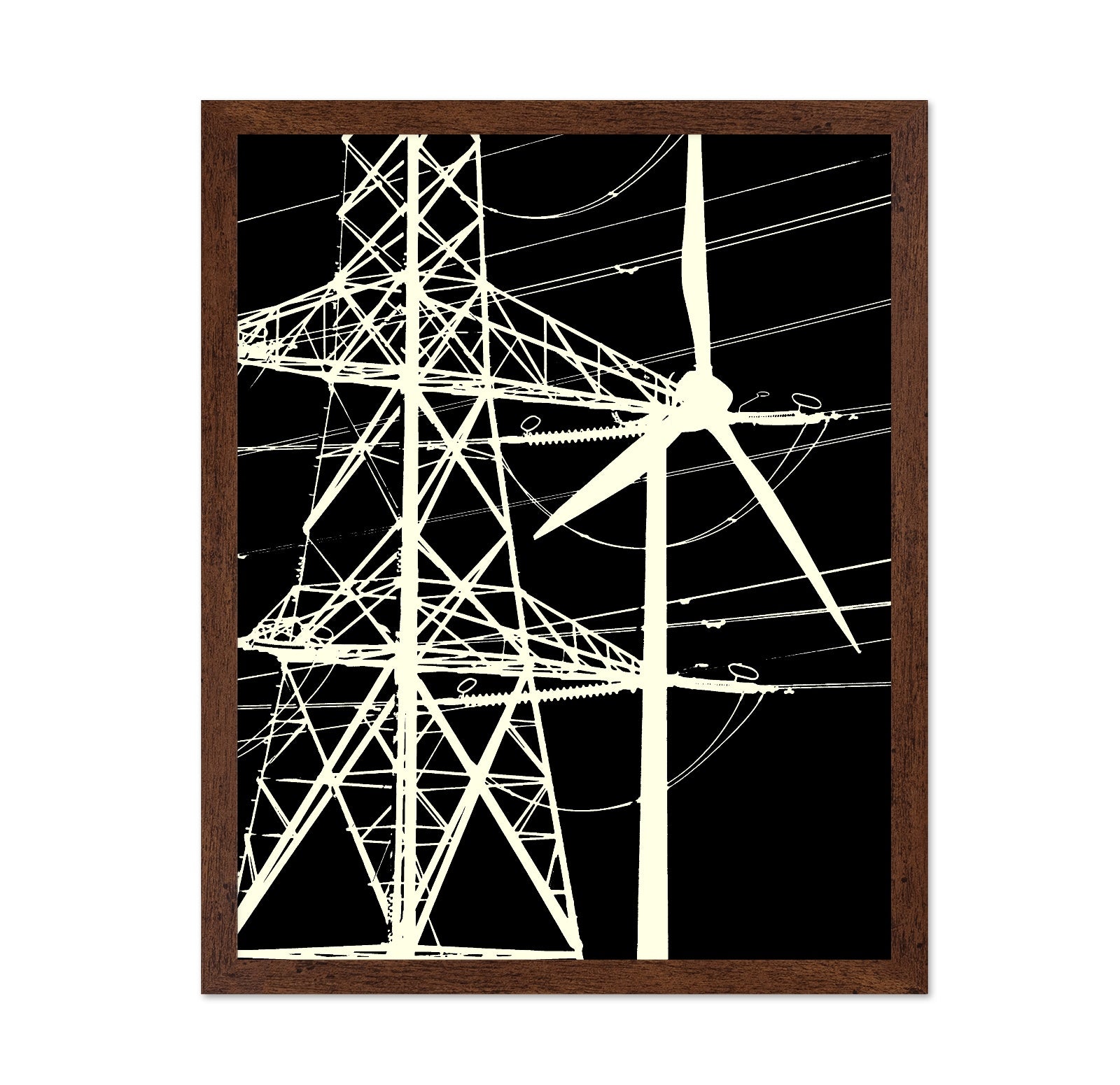 Power Grid Silhouette