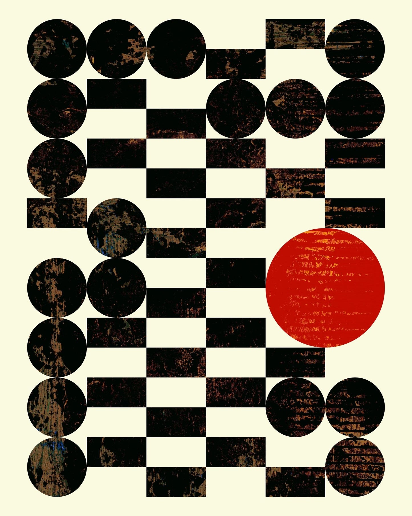 Checker Circle Contrast