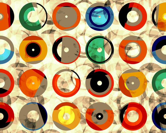 Colorful Circle Grid