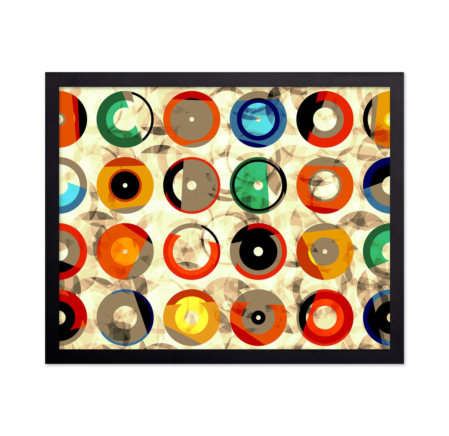 Colorful Circle Grid