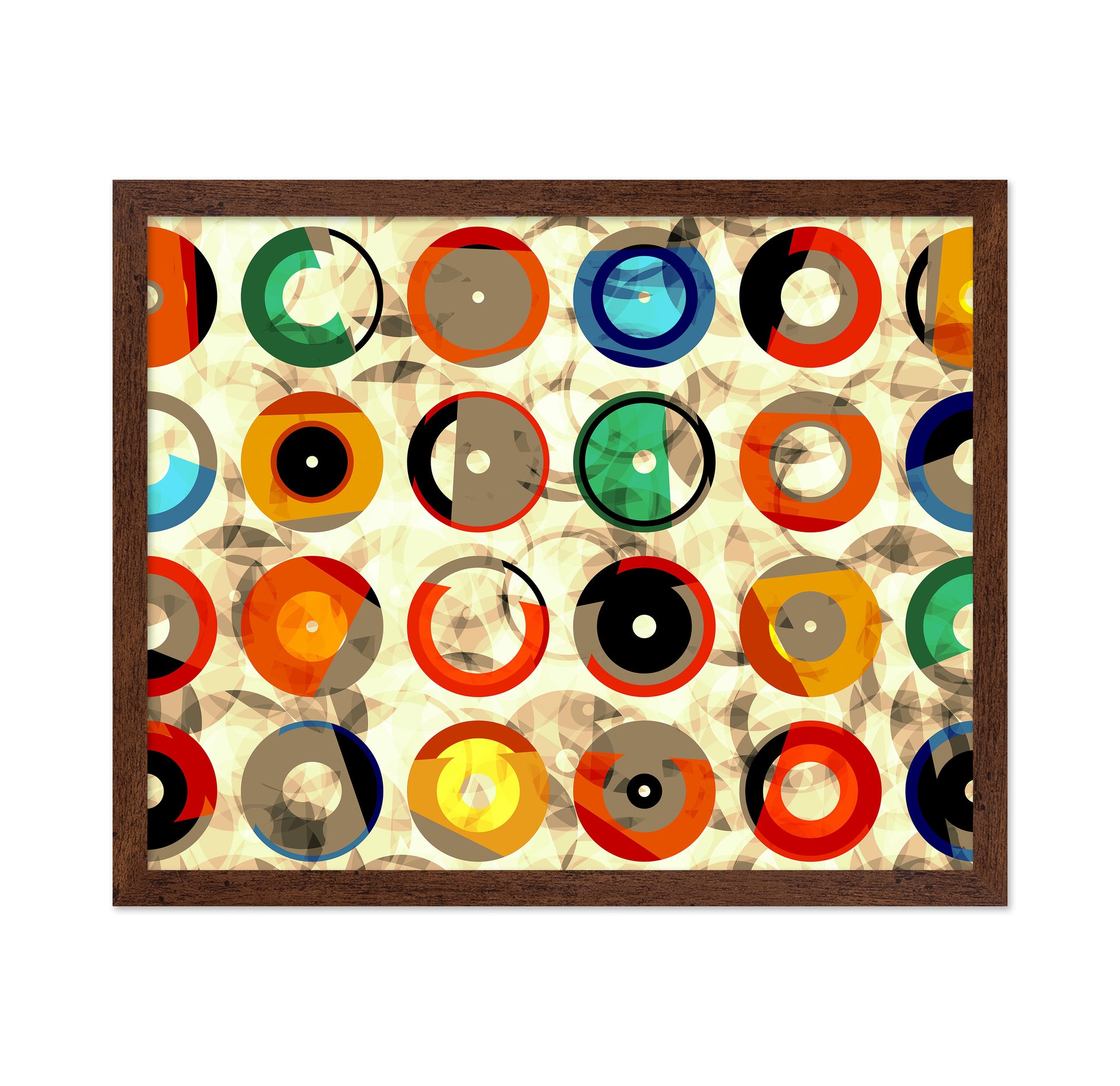 Colorful Circle Grid