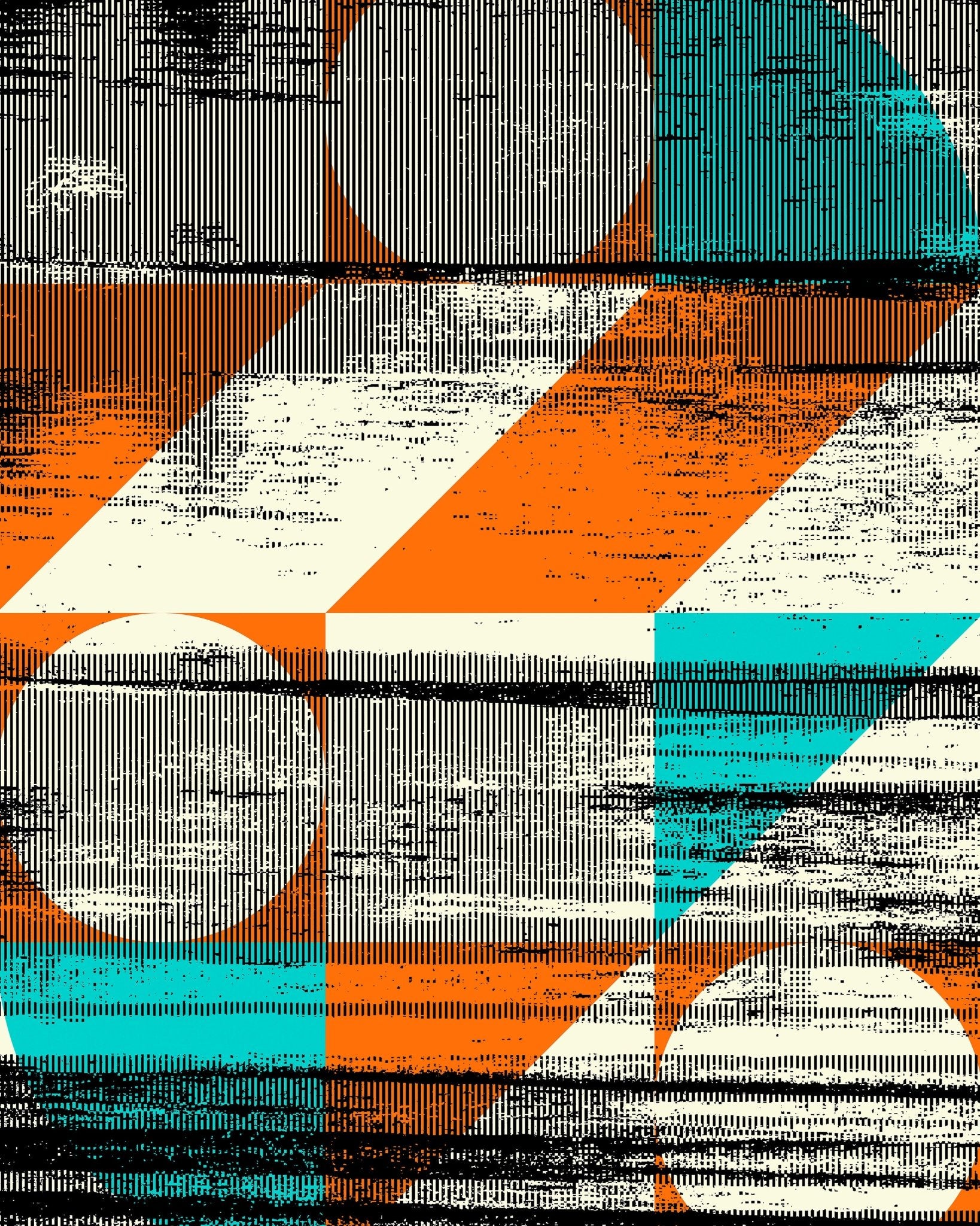 Retro Geometric Layers