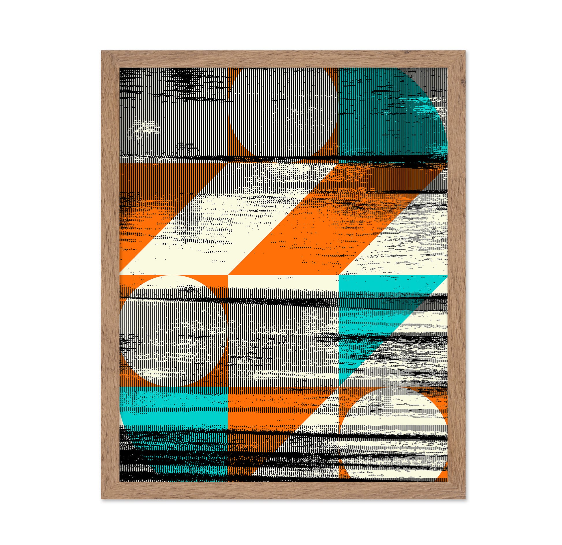 Retro Geometric Layers