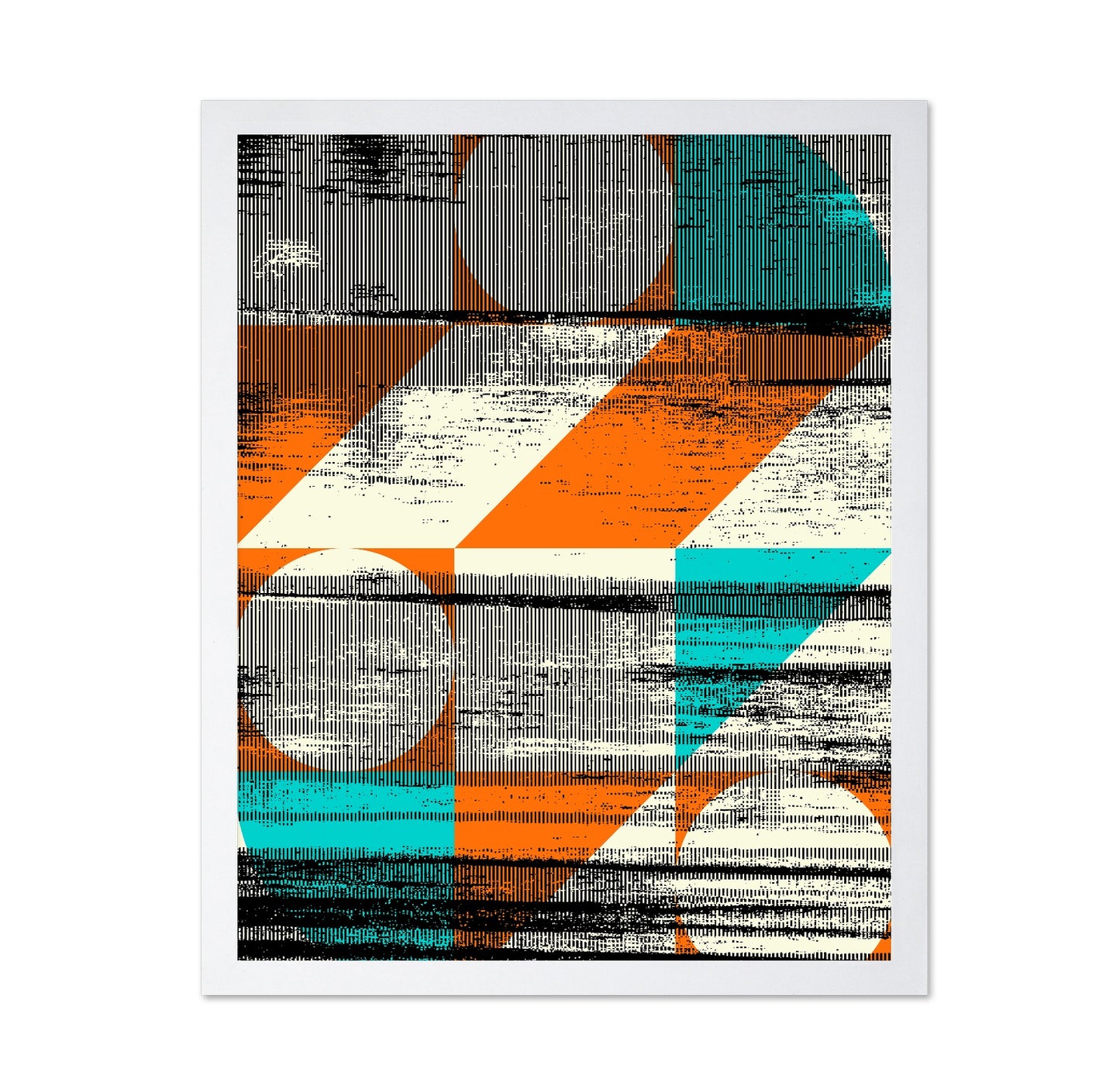 Retro Geometric Layers