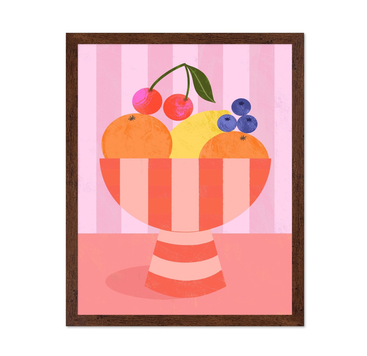Striped Fruit Bowl