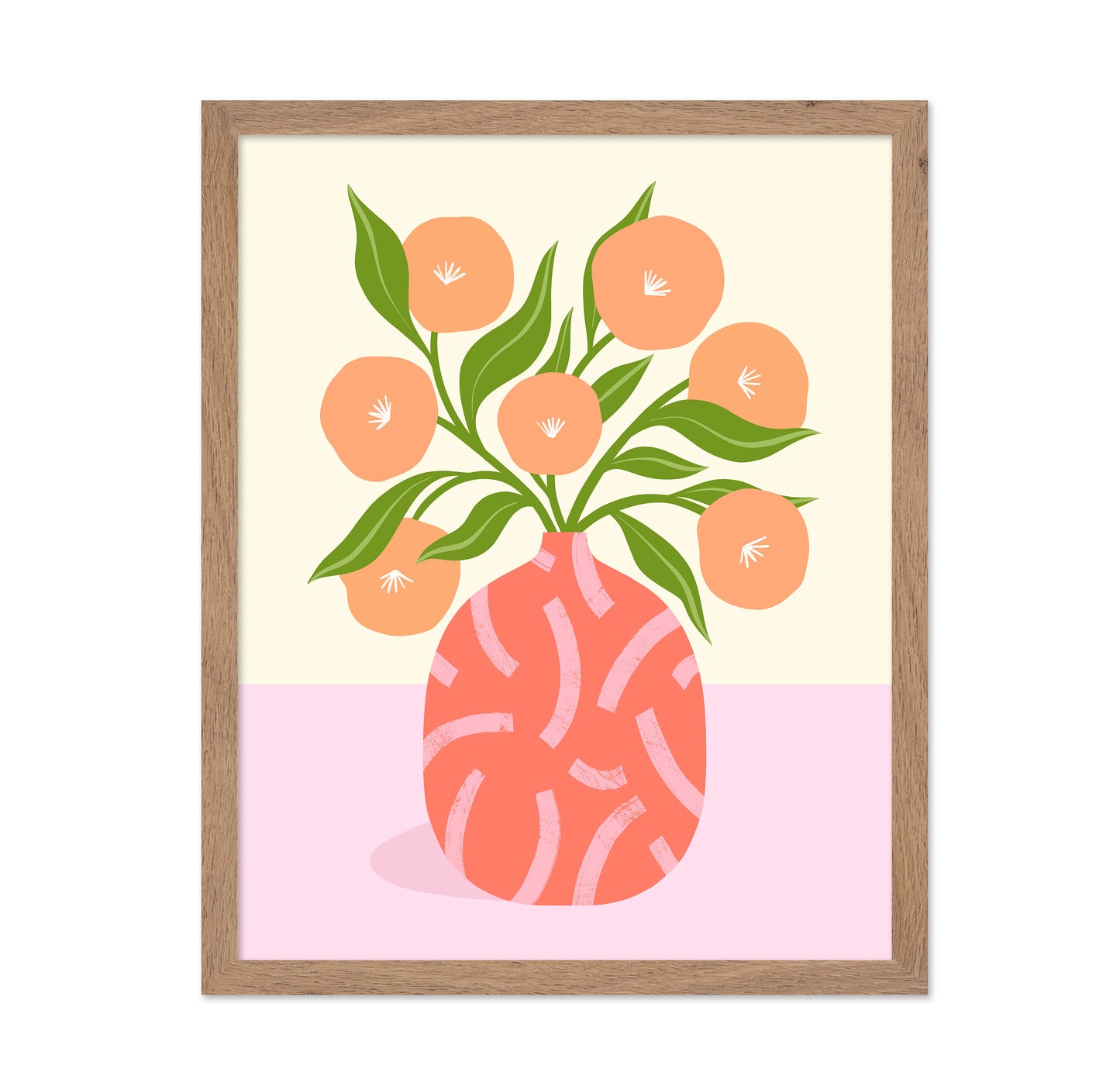 Coral Vase Blooms