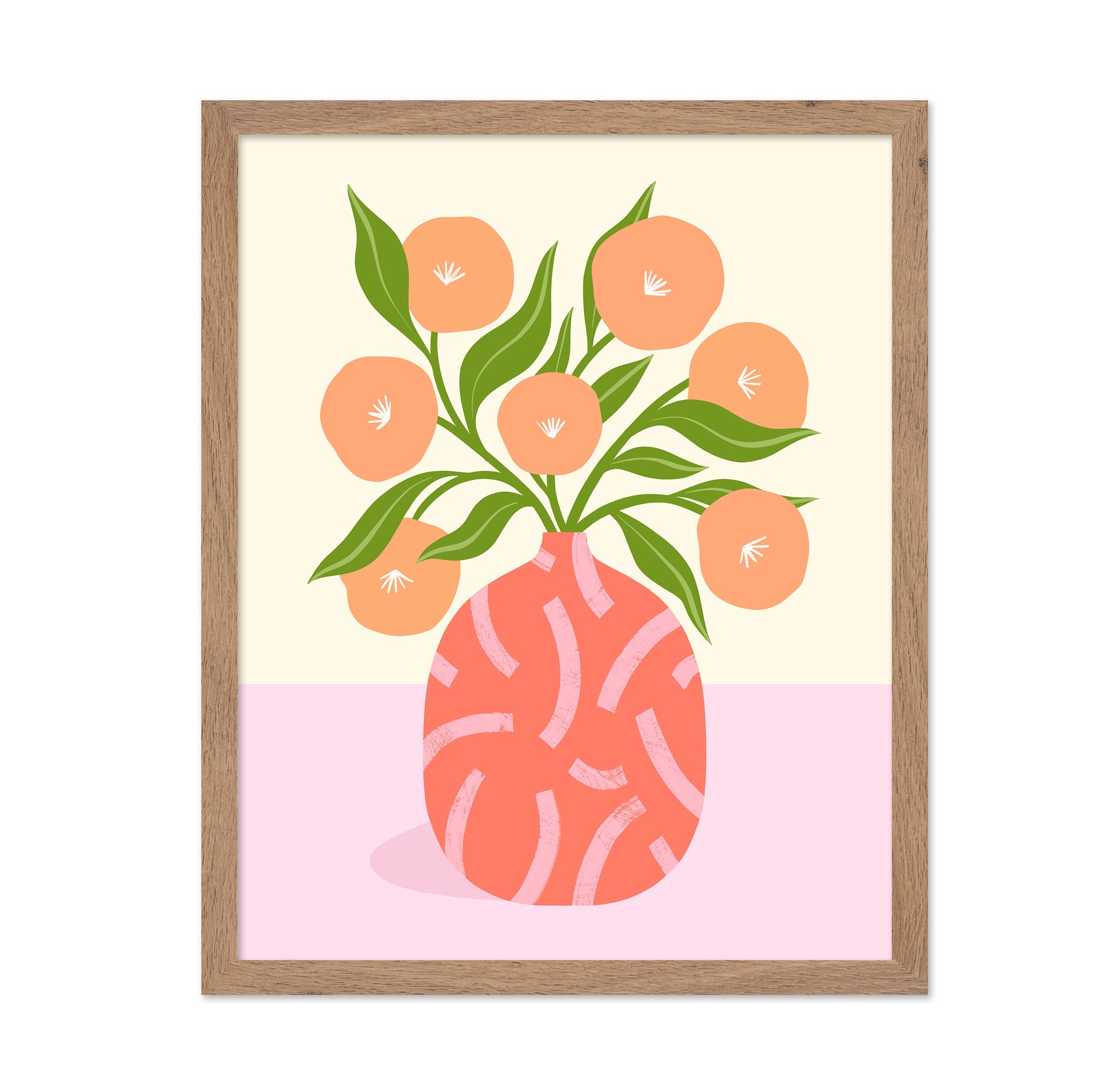 Coral Vase Blooms