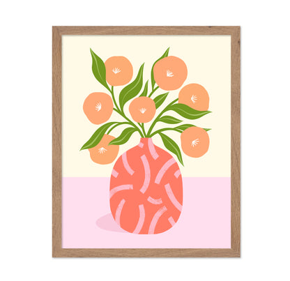 Coral Vase Blooms