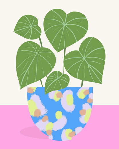 Patterned Plant Pot