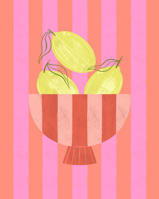 Lemon Bowl Still Life No1