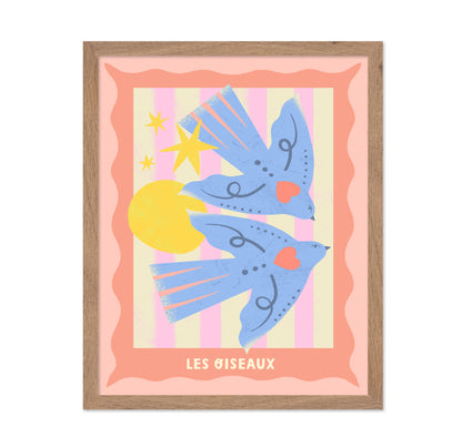 Blue Birds Poster