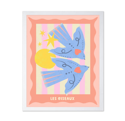 Blue Birds Poster
