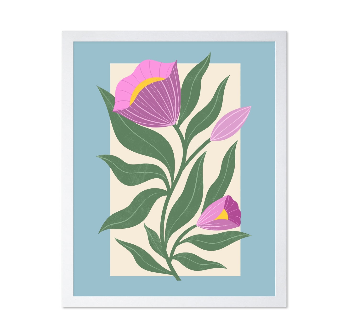 Modern Pink Flower
