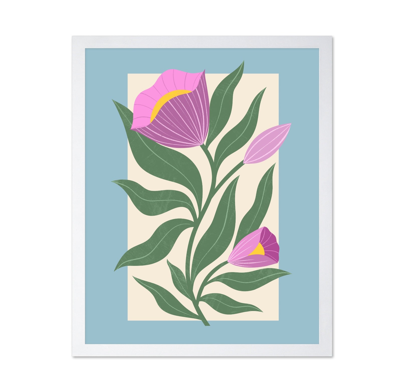 Modern Pink Flower
