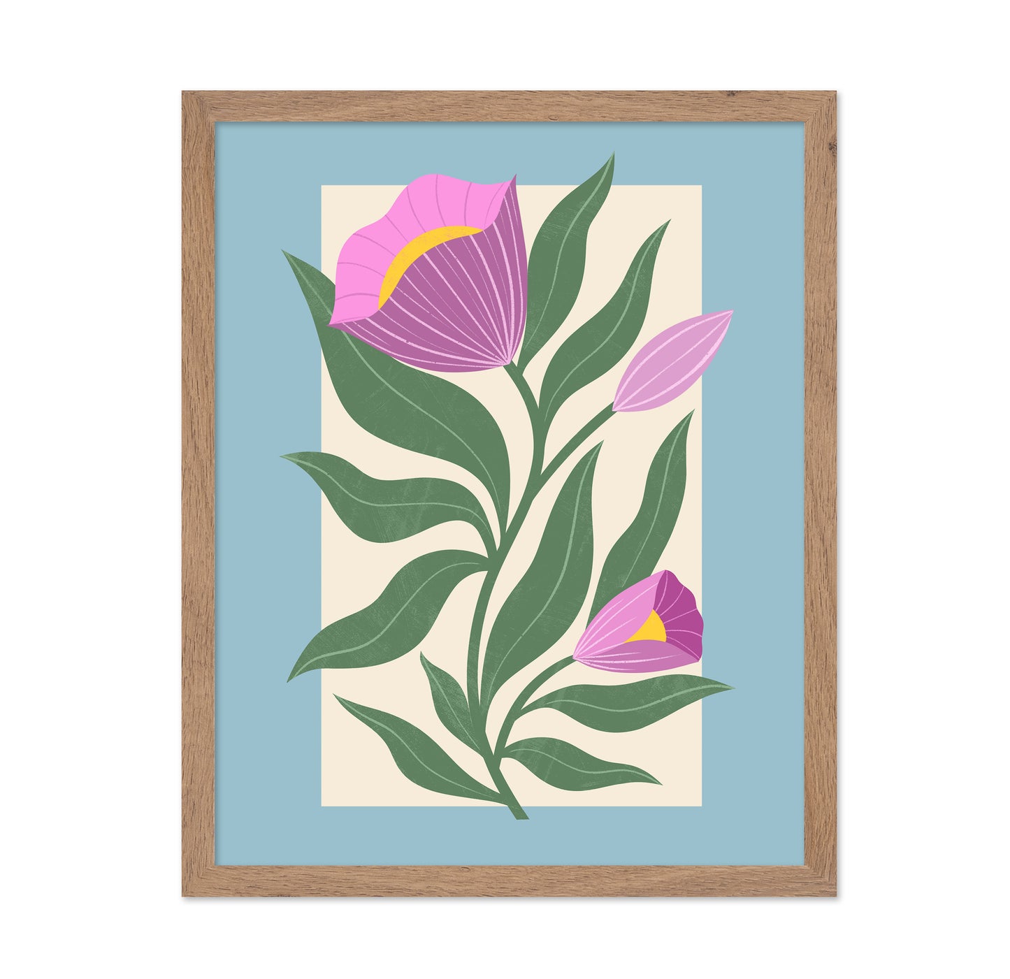 Modern Pink Flower