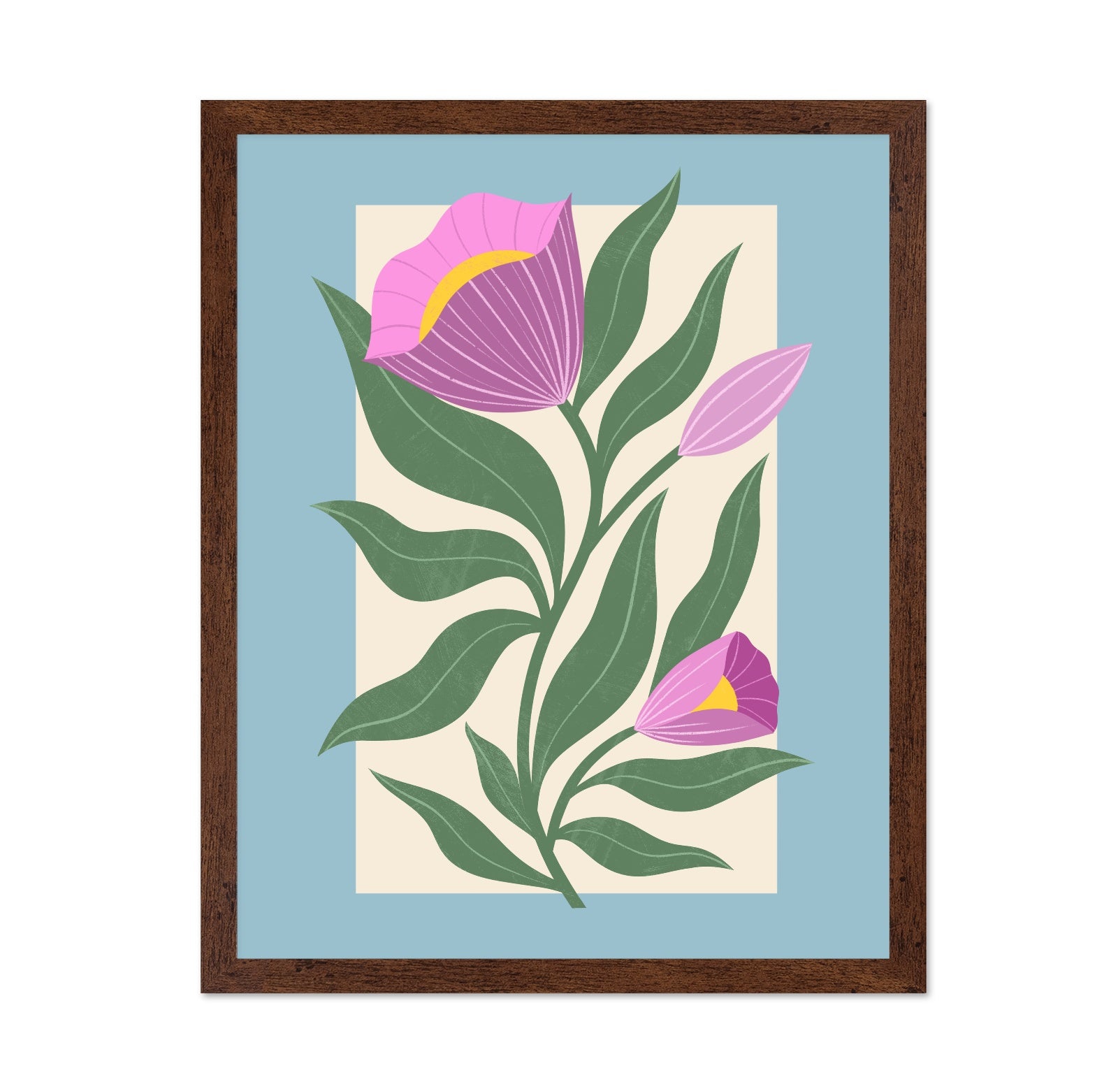 Modern Pink Flower