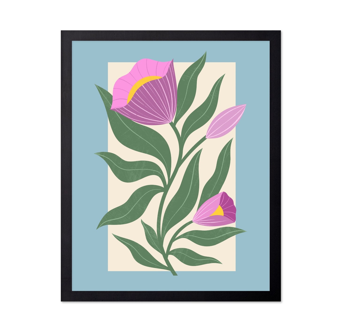Modern Pink Flower