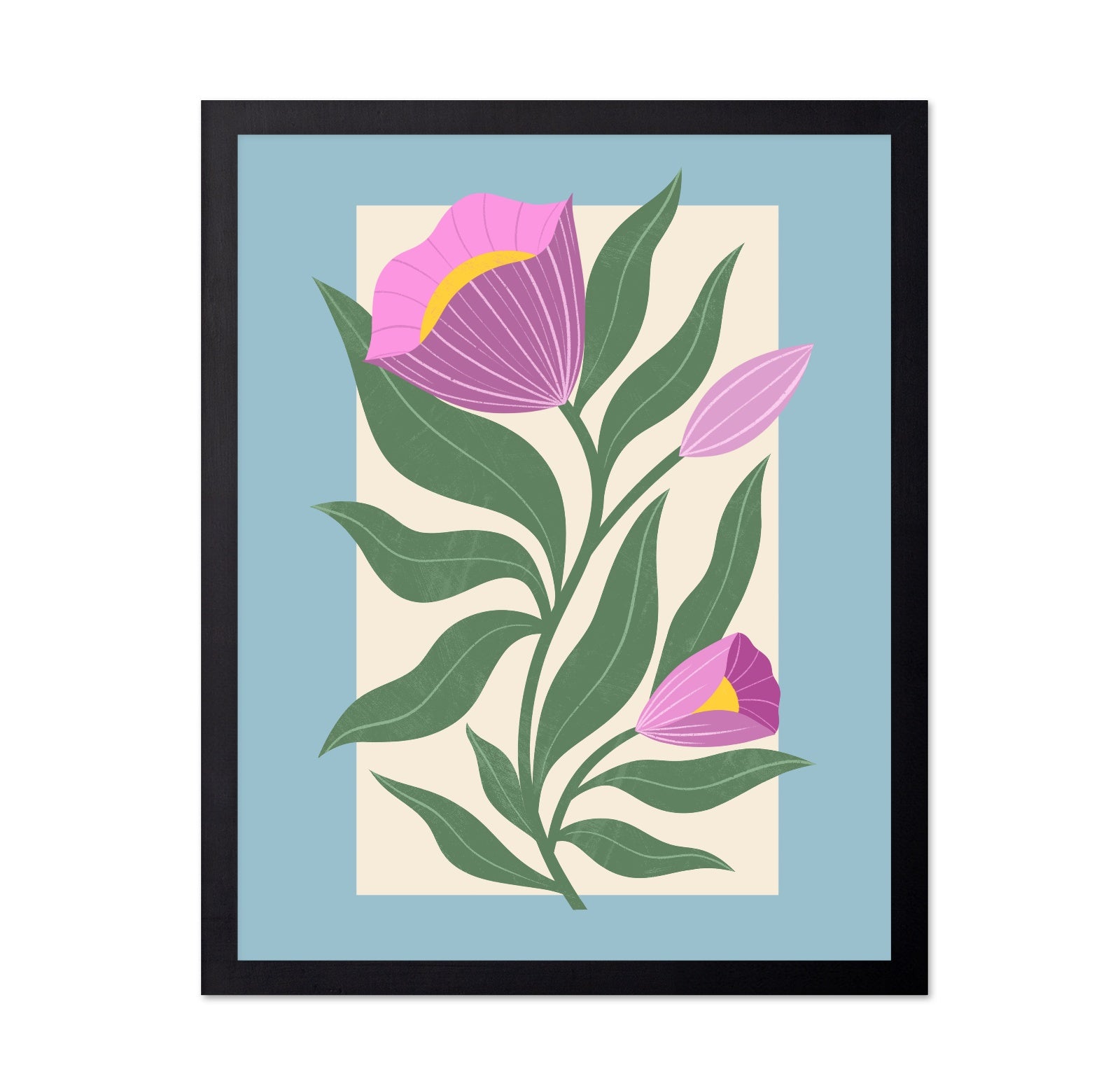Modern Pink Flower