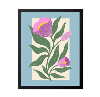 Modern Pink Flower