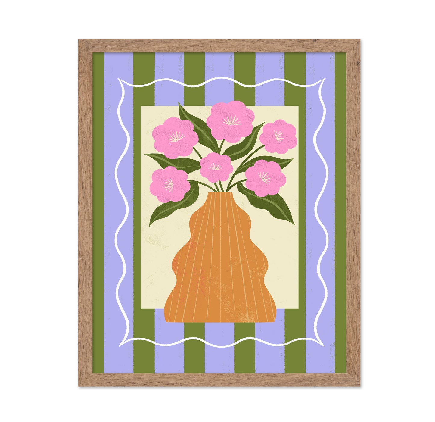 Pink Floral Vase No2