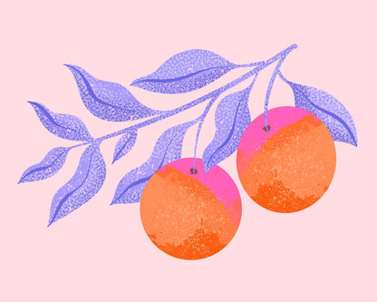 Orange Fruit Branch