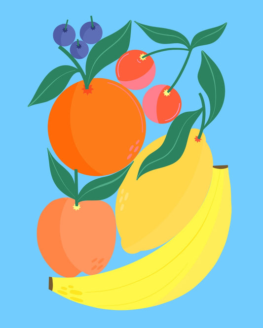 Colorful Fruit Stack