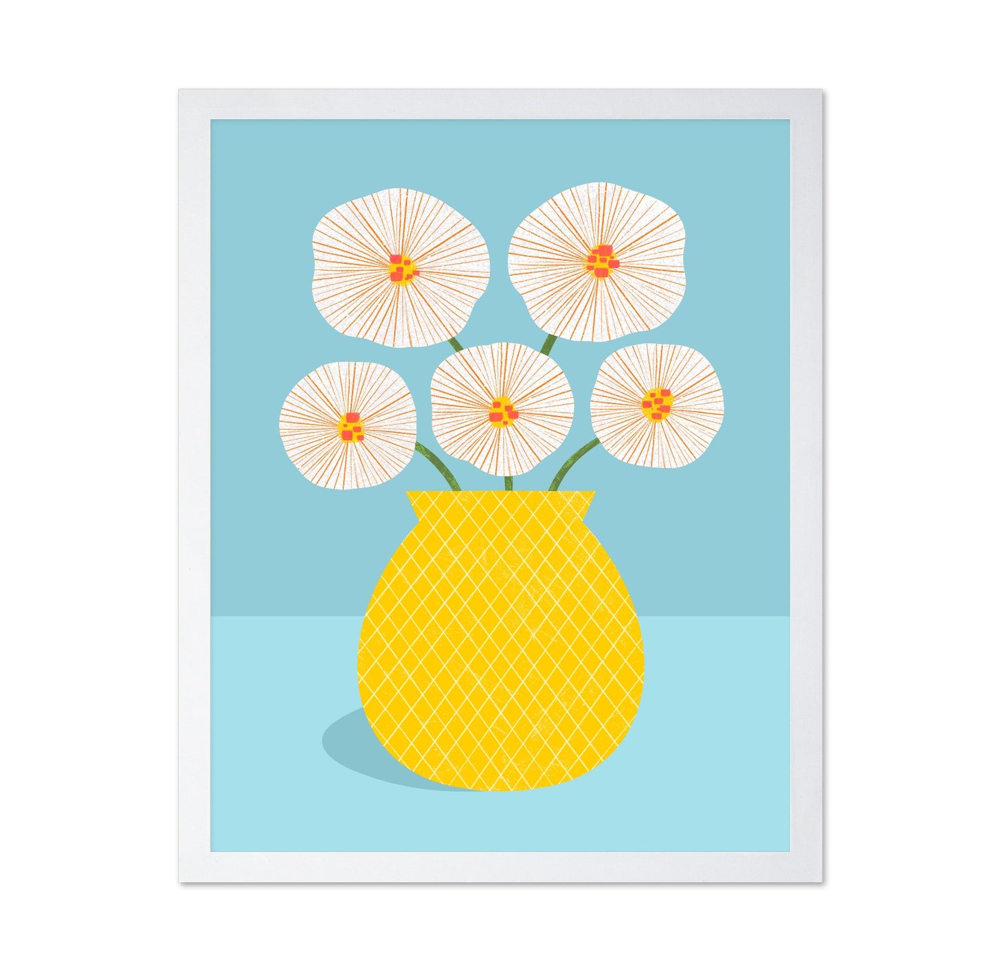 Yellow Vase Blooms