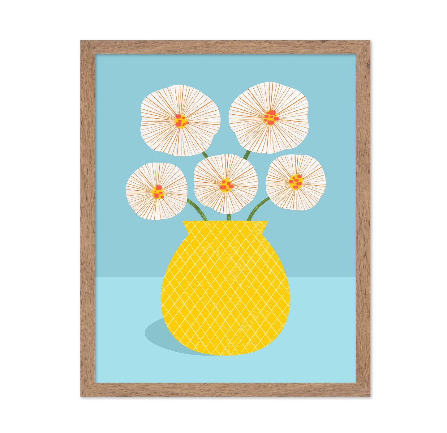Yellow Vase Blooms